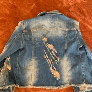 Distressed Jean Jacket